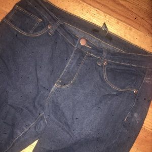 Dark denim skinny jeans from forever 21